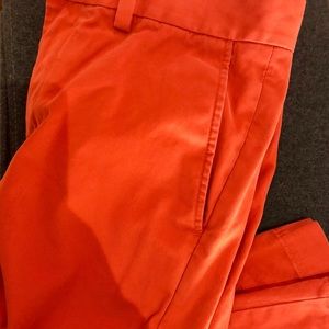 Banana Republic Aiden Chino (orange!) sz 30 x 30